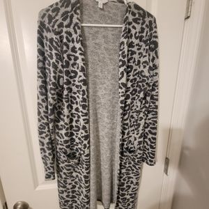 Animal Print Duster